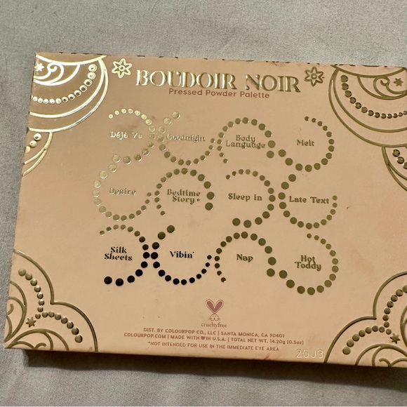 Color Pop Boudoir Noir Makeup Pallete - Picture 2 of 3